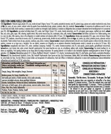 Paul & Louise - Chili Con Carne 400g - Meat from France - Buy Online on GoSupps.com