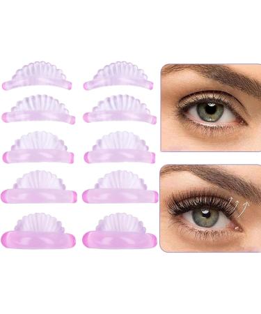 Fukamou Eyelash Lift Pads - Seashells Design Lashes Makeup Tools Self-Adhesive Lash Lift Tool Lash Lifting Pads Lashes Makeup Tools Reusable Silicone for Daily Makeup - Buy Online on GoSupps.com