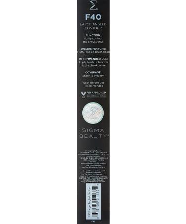 Sigma F40 Large Angled Contour Brush - Precision Makeup Tool for Perfect Contouring - Buy Online on GoSupps.com