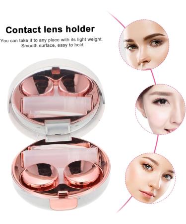 Healvian Contact Lens Container Set | Travel Light Care Kit with Mirror | Linsen Etui for Glasses & Lens Storage - Buy Online on GoSupps.com