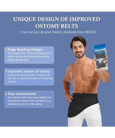 Adjustable Waterproof Ostomy Belt - Stealth Belt for Ostomy Bag | Comfortable & Discreet Ostomy Supplies for Men & Women - Buy Online on GoSupps.com