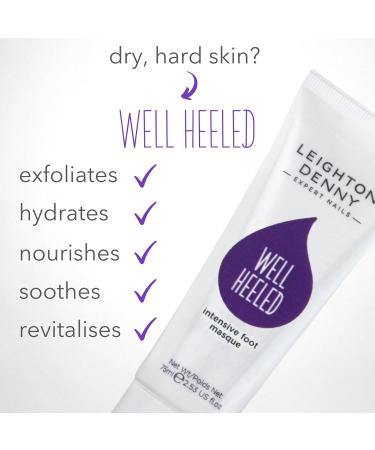 LEIGHTON DENNY Well Heeled Intensive Foot Masque - Vegan - 75ml - Buy Online on GoSupps.com