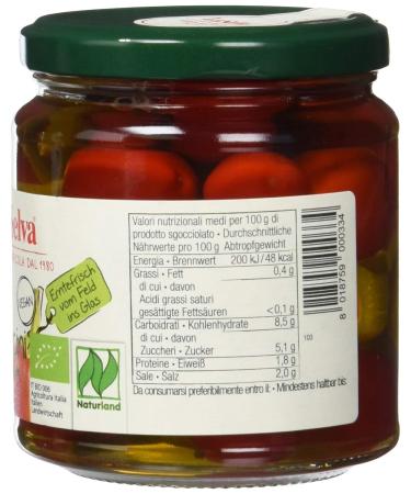 LaSelva Organic Hot Peperoncini Piccanti - Spicy Red Antipasti 270g | International Shipping - Buy Online on GoSupps.com