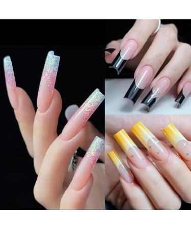 144 Pieces Nail Extension Gel - 6 Styles & 12 Sizes for Perfect Manicure | DIY Nail Art Kits - Buy Online on GoSupps.com