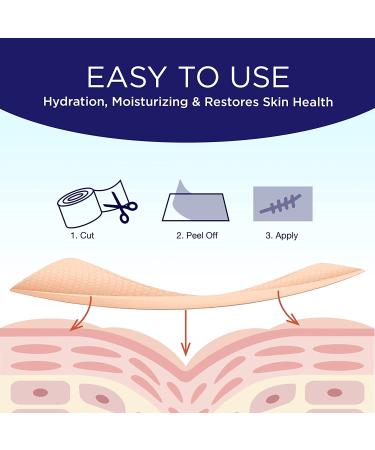 Advanced Silicone Scar Sheets Roll - Medical Grade Gel Tape for Scar Removal - Transparent, Comfortable, Painless - 1.6inch x 60inch Roll - New & Old Scars - Buy Online on GoSupps.com