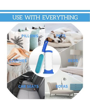 Pet Hair Remover Brush Bundle - Deshedding Brush, Undercoat Rake, Slicker Brush, Stainless Steel Comb - Dog and Cat Grooming Tool Set for Long, Medium, Short Hair - Blue - Buy Online on GoSupps.com