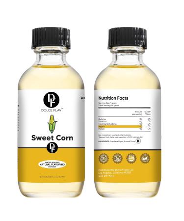 Dolce Foglia Natural Sweet Corn Extract Soluble Multipurpose Flavoring Ideal for Baked Goods - 2 Oz - Buy Online on GoSupps.com