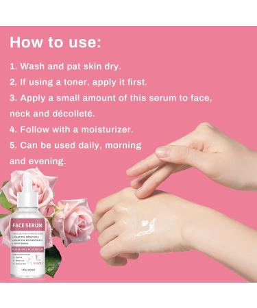 3 Pack Hyaluronic Acid Serum with Rosa Rugosa - Enhanced Hydration & Skin Balance (1fl.oz each) | Buy Internationally - Buy Online on GoSupps.com