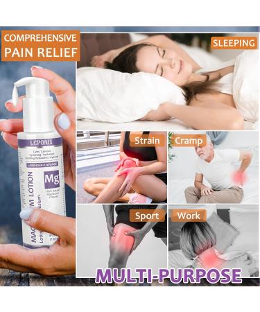 Magnesium Lotion for Sleep & Muscle Recovery - Soothing Topical Magnesium Lotion for Leg Cramps Joint Comfort Pain Relief - Relaxing Magnesium Body Butter for Men Women Kids (120ml Lavender) Lavender 1 4 Fl Oz (Pack of 1) - Buy Online on GoSupps.com