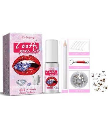 Tooth Ornament Kit | DIY Tooth Jewelry with 2 Colors | Shining & Stylish Tooth Decorations - Buy Online on GoSupps.com