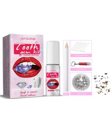 Dental set dentalsteine set with glue UV light and gemstone selection tooth jewelry professional crystals toothstones for beginners - Buy Online on GoSupps.com