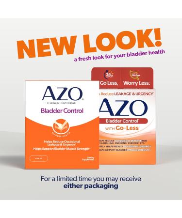 Azo Bladder Control with Go-Less | 72 Capsules - Optimal Urinary Support - Buy Online on GoSupps.com