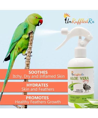 UnRuffledRx Aloe Vera Bird Bath Spray 8 Fl Oz - Daily Care & Skin Health - Buy Online on GoSupps.com