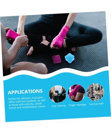Buy ToddMomy Physical Balls - Hexagon Handle Hand Massager | 2-Piece Back & Stress Relief Massage Device for Hand Exercise & Relaxation - Buy Online on GoSupps.com