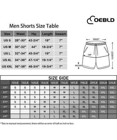 OEBLD Men's 2-in-1 Gym Workout Running Shorts - Grey Large with Towel Loop - 7'' Athletic Shorts - Buy Online on GoSupps.com