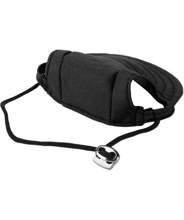 Premium Black XL Dog Baseball Cap with Ear Holes - Sun Protection Hat for Pets | Stylish & Comfortable Dog Sports Hat - Buy Online on GoSupps.com