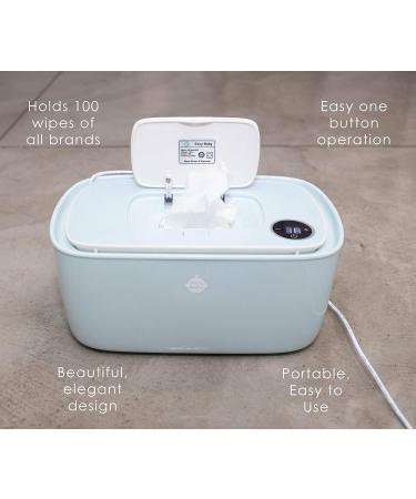 Portable EZ Baby Trendy Wipes Warmer with Plug-in Holder for Comfortable Diaper Changing - Green - Buy Online on GoSupps.com