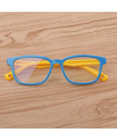 Anti Blue Light Reading Glasses for Kids - Yellow & Blue Computer Eyeglasses | Shop Safety Glasses Online - Buy Online on GoSupps.com
