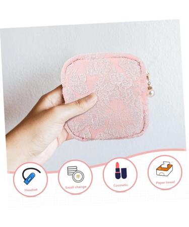 Lurrose Women s Storage Bag for Tampons & Hygiene Products - Cotton Baby Pink 11x11x3cm - Perfect for Menstruation & Travel - Buy Online on GoSupps.com