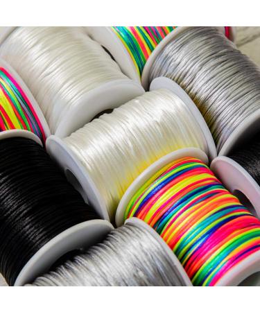 Buy Gray Satin Rattail Silk Nylon Cord for Baby Teething Necklaces - 75m Silicone Teething Toy | International Shipping Available - Buy Online on GoSupps.com