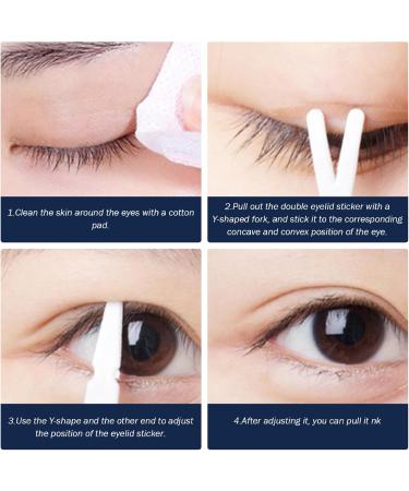 Eyelid Tape 480 Pcs 3 Types Instant Eyelid Lifter Strips Waterproof and Invisible Double Eyelid Tape for Hooded Eyes Droopy Uneven or Monolids Eyes Eyelash Adhesives - Buy Online on GoSupps.com
