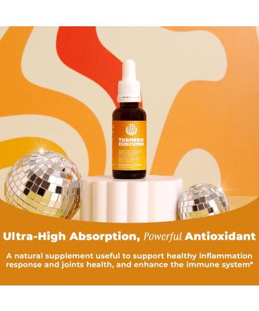 BIOTOPLEVEL Liquid Turmeric Curcumin Plus Natural Organic Black Pepper. - Buy Online on GoSupps.com