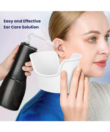 Water-Powered Ear Cleaner | Electric Ear Wax Removal Kit | 3 Adjustable Modes | Rechargeable | Memory Function | Detachable Rotating Nozzle | Ear Cleaning Kit for Adults and Kids (Black) - Buy Online on GoSupps.com