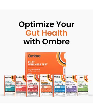 Ombre Metabolic Booster Probiotic - Supports Metabolism Healthy Weight Management & Digestion - Energy & Gut Health Supplement for Women and Men - 10 Billion CFU Prebiotic Fiber Vegan 30 Servings - Buy Online on GoSupps.com