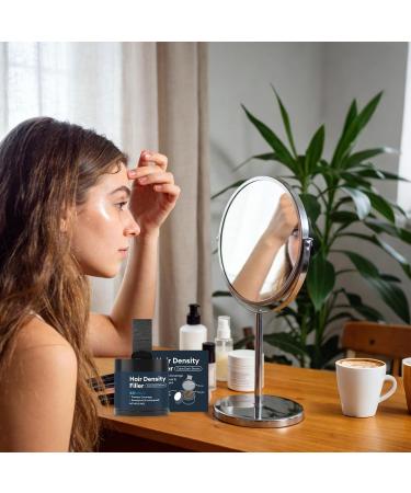 Rooted Hair Powder - Thinning Hair Concealer | Volumizing lightweight formula covers bald spots gray patches receding hairline for men women grandparents dad mother waterproof stain resistant 4g Light Brown1 - Buy Online on GoSupps.com