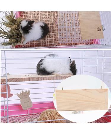 Buy Durable Wood Platform for Pets | 13x28 cm Squirrel & Hamster Stand | Ideal Parrot Cage Wooden Stand - Buy Online on GoSupps.com