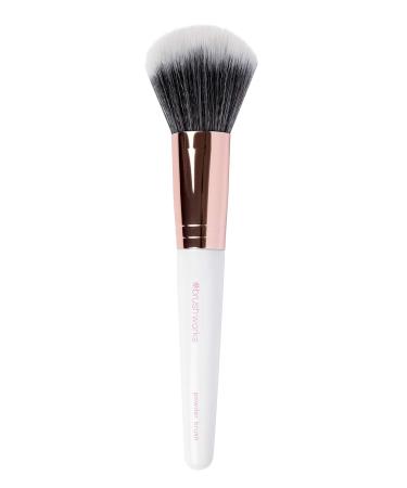 Shop Elegant Powder Brush - Pink & Gold | Perfect One Size for Flawless Makeup Application - International Shipping Available - Buy Online on GoSupps.com