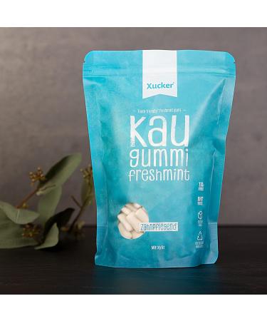 Xucker Sugar-Free Dental Chewing Gum - Fresh Mint Vegan Xylitol Chewing Gum for Dental Care & Bad Breath - 600g Refill Pack - Buy Online on GoSupps.com