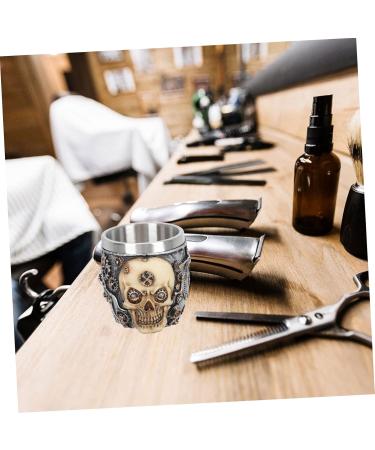 Frcolor 3-St Soap Shell for Men | Stainless Steel Shaving Soap Holder & Rustproof Cream Cup - Perfect Men's Grooming Tool - Buy Online on GoSupps.com