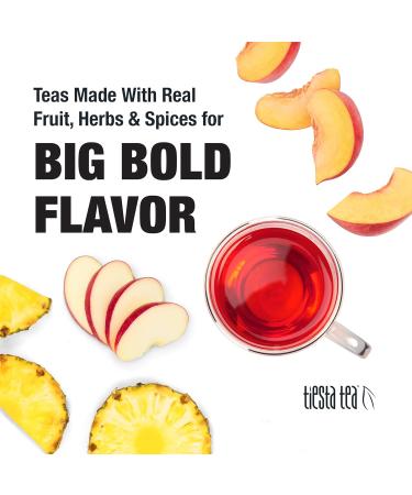 Tiesta Tea Peaches N' Green | Feuilles en vrac | Th vert p che lisse | M lange premium | Caf moyen | Faites chaud ou glac et infusez jusqu' 50 tasses bo te rechargeable 142 Peaches N Green 85 g (Pack of 1) - Buy Online on GoSupps.com