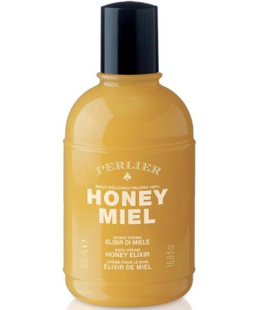 Perlier Honey Miel Bath Cream Honey Elixir 500 ml 16.9 Fl Oz Made in Italy Italian Import