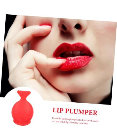 NOLITOY 2pcs Silicone Fish Lip Filler (red) Para Mouth Device Lip Plumper Treatment Plumping Lab 8.2x6cmx2pcs Redx2pcs - Buy Online on GoSupps.com