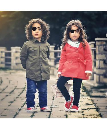 Adjustable Black Eye Patch for Amblyopia | Washable Pirate Style Eye Patch for Adults & Kids | Suitable for Left or Right Eye - 1 Pack - Buy Online on GoSupps.com