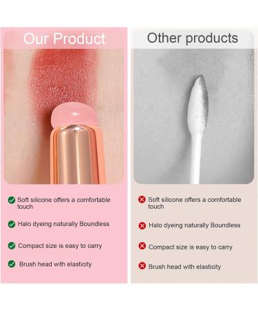 Lipstick Applicator Silicone Lip Brush Make Up Brush Silicone Brush Concealer Makeup Brushes Round Head Lip Brush - Buy Online on GoSupps.com