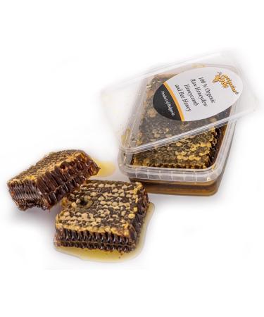 Organic Raw Black Honeydew Honeycomb Natural Pure Fresh Directly from The hive Handmade Absolutely Real Product (300) - Buy Online on GoSupps.com