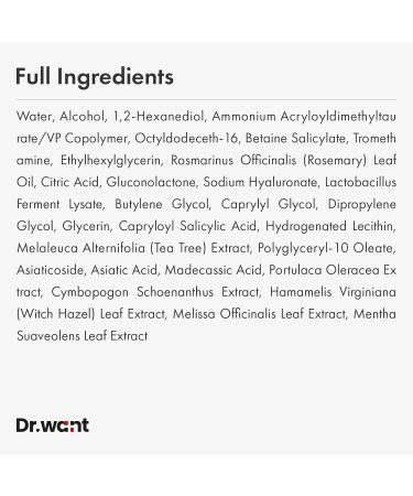 DR.WANT Red BHA Gel Daily Exfoliating Gel with AHA PHA LHA for Gentle Peeling Soothing Recovery Pore Care Hydration Tea Tree Cica for Blemish-prone skin. Korean Skincare 100g 3.52 oz. - Buy Online on GoSupps.com