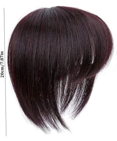 1PC Human Hair Topper Thinning Hair Topper Clip in Hairpieces Short Hair Wigs 20cm Dark Brown Hair Extensions for Women - Buy Online on GoSupps.com
