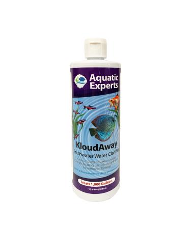 KloudAway Freshwater Aquarium Water Clarifier - Clears Cloudy Water, Water Clarifier for Fish Tank, Made in USA 500 mL