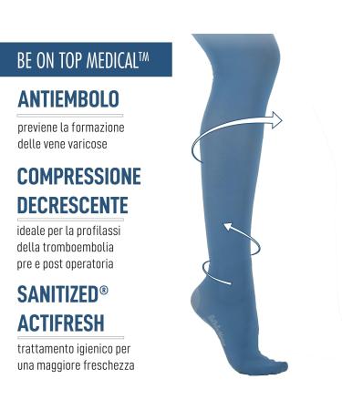 BEONTOP Medical Compression Stockings 19 mmHg Unisex - XL Blue | Enhance Comfort & Circulation | International Shipping Available - Buy Online on GoSupps.com