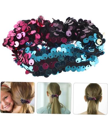 PRETYZOOM Hair Accessories for Kids Sequins Hair Rope Ponytail Hair Scrunchies for Womens Hair Mermaid Scrunchies Mens Hairband Mermaid Hair Tie Mens Ties Christmas Bracket Child Multi-colored - Buy Online on GoSupps.com