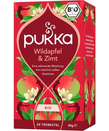 Pukka - Wild Apple & Cinnamon with Ginger Tea - 40g - Buy Online on GoSupps.com