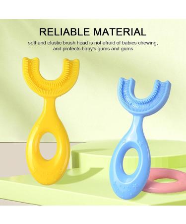 U-Shaped Children's Toothbrush | Soft Bristle Hand Toothbrush for Ages 6-12 | Foods 360 Cleaning - Buy Online on GoSupps.com