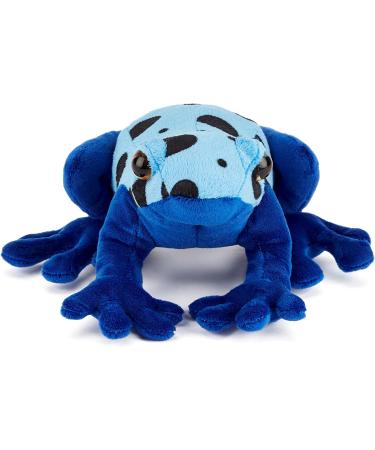 Zappi Co Blue Poison Dart Frog Plush Toy - 20cm - Safari Animals Collection | Soft & Cuddly Stuffed Animal for Kids - Buy Online on GoSupps.com