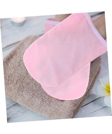 De Bain De Paraffine Hydratants Pour Mains Mitaines De Spa Confortables Rose Avec Bords Blancs - Buy Online on GoSupps.com
