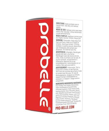 Probelle Nail Strengthener: Nail Growth, Repair & Strengthening Treatment - Stop Peeling, Splits, Chips & Cracks - 0.5 Fl Oz (Pack of 1) Clear - Buy Online on GoSupps.com