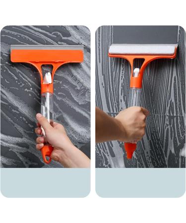 Besreey Cleaning Squeegee | Cleaner Tool Water Spray Scrubber for Glass Cleaning - Mirrors Wiper Shower Door Squeegee Cleaner Effective for Dining Tables Mirrors - Buy Online on GoSupps.com